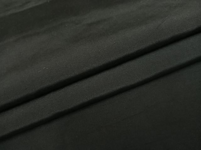 平和屋着物●男性　黒紋付・羽織セット　正絹　逸品　AABH2074ph