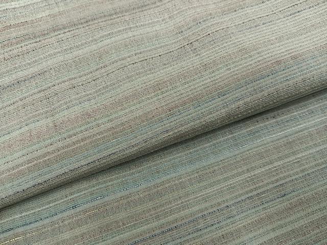 平和屋着物●紅花紬　米沢　霞紋　正絹　逸品　AABH2079ph