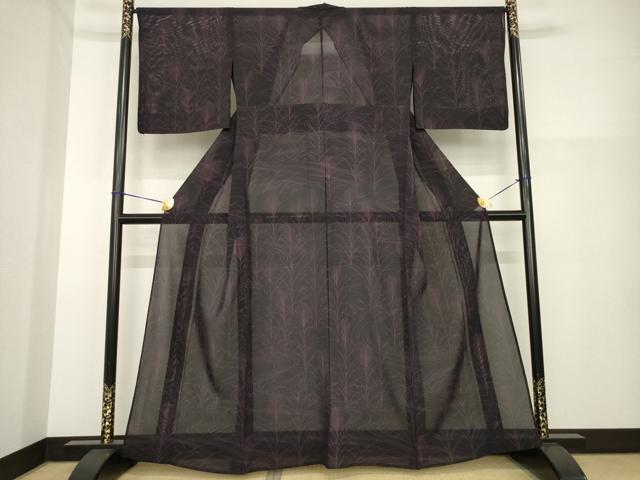 平和屋着物＊夏物 小紋 絽 流水文 正絹 逸品 AABH2083ck