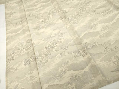 平和屋着物＊夏物　本場大島紬　夏大島　9マルキ　遠山文　正絹　逸品　未使用　AABH2088ck