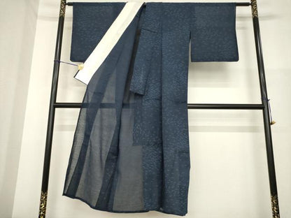 平和屋着物＊夏物　小紋　蜻蛉　トンボ　AABH2090ck