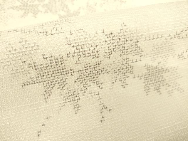 平和屋着物＊夏物 小紋 枝葉文 楓 AABH2091ck