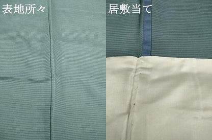 平和屋着物＊夏物 色無地 絽 錆鼠色 正絹 逸品 未使用 AABH2093ck