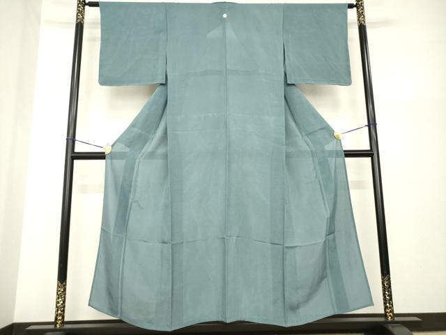 平和屋着物＊夏物 色無地 絽 錆鼠色 正絹 逸品 未使用 AABH2093ck