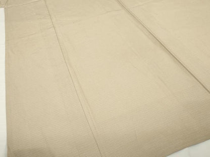 平和屋着物＊夏物 色無地 絽 白茶色 正絹 逸品 AABH2094ck