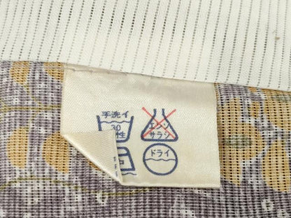平和屋着物＊夏物 小紋 絽 流水花間道 洗える着物 AABH2097ck