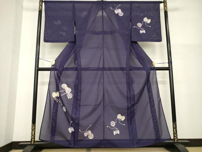 平和屋着物＊夏物 訪問着 絽 花鼓文 金彩 洗える着物 未使用 AABH2100ck