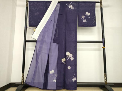 平和屋着物＊夏物 訪問着 絽 花鼓文 金彩 洗える着物 未使用 AABH2100ck
