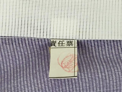 平和屋着物＊夏物 訪問着 絽 流水飛鶴文 洗える着物 AABH2107ck
