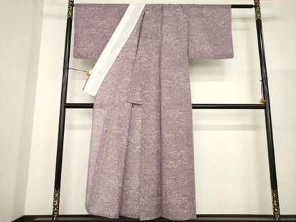 平和屋着物＊夏物　小紋　絽　流水文　洗える着物　AABH2109ck