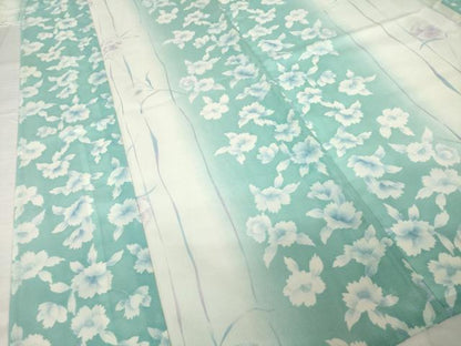 平和屋着物＊夏物 小紋 絽 花間道 洗える着物 AABH2123ck