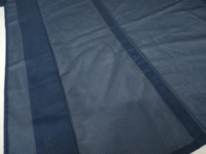 平和屋着物＊夏物 色無地 絽 青褐色 洗える着物 AABH2128ck