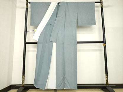 平和屋着物＊夏物 江戸小紋 絽 極小鮫小紋柄 正絹 逸品 未使用 AABH2129ck