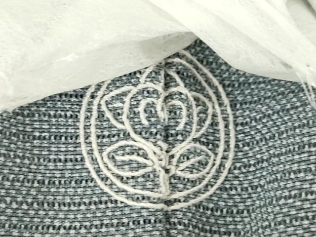 平和屋着物＊夏物 江戸小紋 絽 極小鮫小紋柄 正絹 逸品 未使用 AABH2129ck