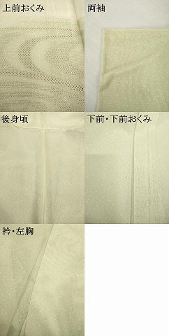 平和屋着物＊夏物　訪問着　中国三大刺繍　スワトウ刺繍　汕頭刺繍　流水紋紗　正絹　逸品　AABH2130ck