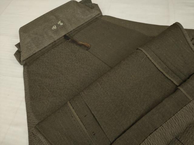 平和屋着物＊夏物　男性　行灯袴　霞文　正絹　逸品　未使用　AABH2140ck