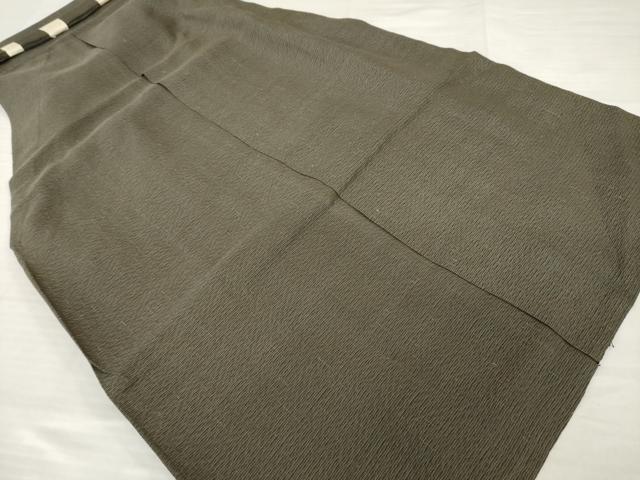 平和屋着物＊夏物　男性　行灯袴　霞文　正絹　逸品　未使用　AABH2140ck