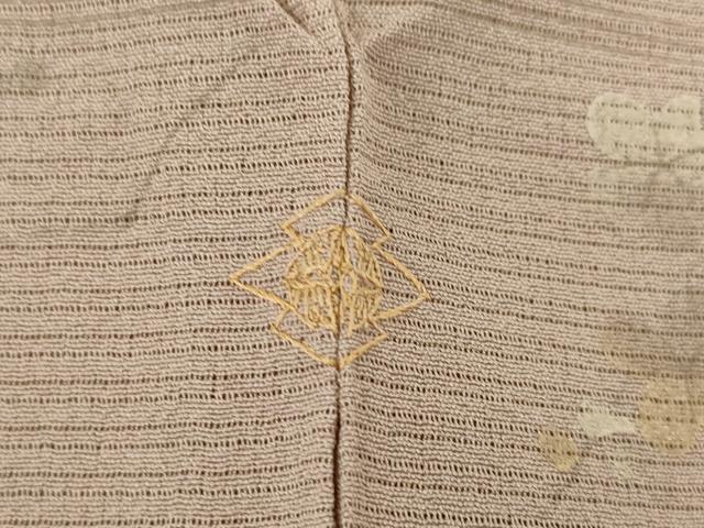 平和屋着物＊夏物 訪問着 絽縮緬 花籬文 暈し染め 金糸 正絹 逸品 AABH2150ck