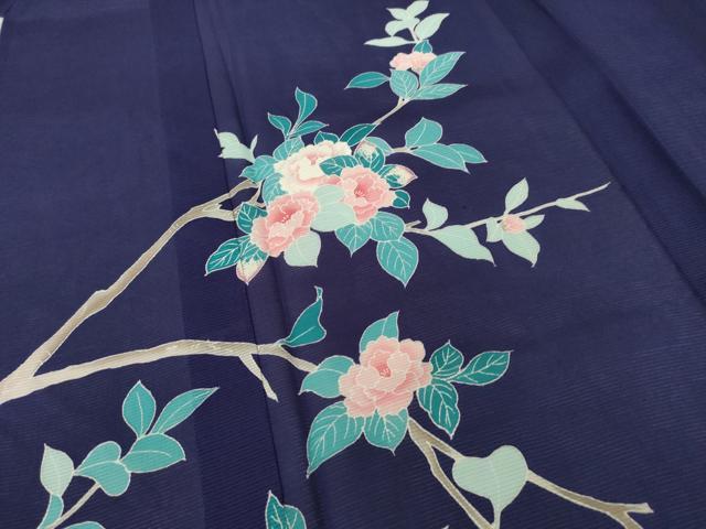平和屋着物＊夏物 訪問着 絽 友禅 枝花文 正絹 逸品 未使用 AABH2158ck
