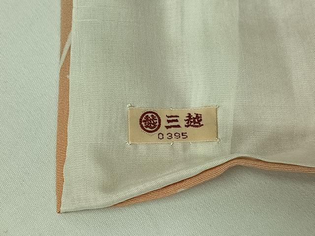 平和屋着物▽上質な小紋　単衣　花づくし文　暈し染め　三越扱い　正絹　逸品　AABH2167jh