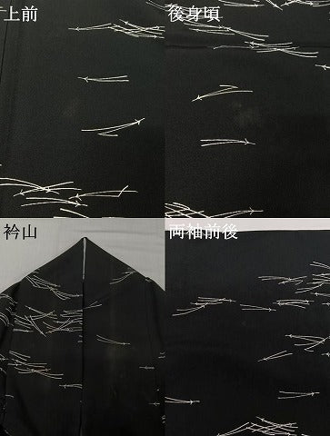平和屋着物▽小紋 単衣 吹き寄せ文 洗える着物 AABH2176jh