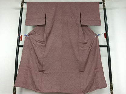 平和屋着物▽江戸小紋　単衣　鮫小紋柄　正絹　逸品　AABH2177jh