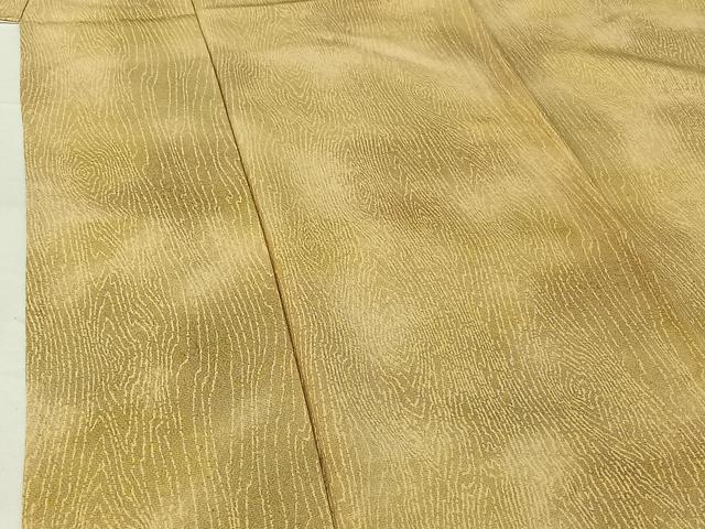 平和屋着物▽上質な小紋　単衣　杢目文　暈し染め　正絹　逸品　AABH2184jh
