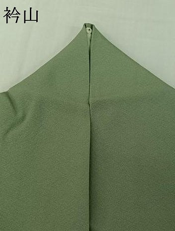 平和屋着物▽上質な色無地　単衣　山葵色　正絹　逸品　AABH2188jh 平和屋着物▽上質な色無地 単衣 山葵色 正絹 逸品 AABH2188jh