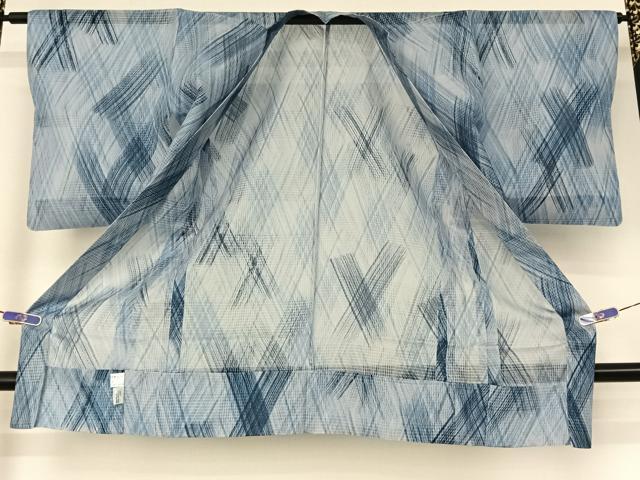 平和屋着物▽羽織　スリーシーズン　春夏秋　塵除け　紅梅織　変わり縞　AABH2196jh 平和屋着物▽羽織 スリーシーズン 春夏秋 塵除け 紅梅織 変わり縞