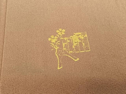 平和屋着物▽豪華色留袖　単衣　刺繍　御所車人物花文　暈し染め　金糸　金彩　正絹　逸品　AABH2204jh