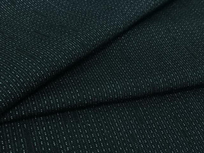 平和屋着物▽上質な紬　単衣　縞　正絹　逸品　未使用　AABH2210jh