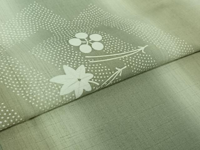 平和屋着物▽小紋　単衣　吹き寄せ文　AABH2212jh