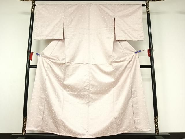 平和屋着物▽小紋　単衣　花尽くし　洗える着物　AABH2215jh