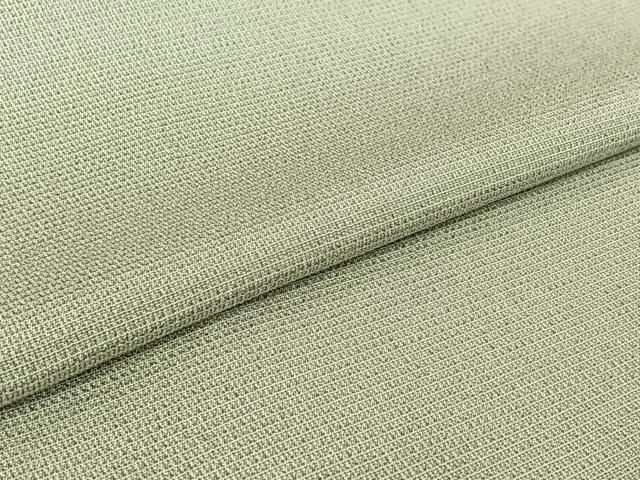 平和屋着物▽本塩沢　単衣　横段文　正絹　逸品　AABH2248jh