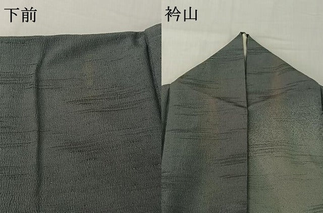 平和屋着物▽訪問着　単衣　お召地　樹林文　金銀彩　伊勢丹扱い　正絹　逸品　AABH2251jh 平和屋着物▽訪問着 単衣 お召地 樹林文 金銀彩 伊勢丹扱い