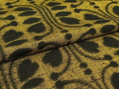 平和屋着物▽小紋　単衣　蝶　ウール　AABH2253jh