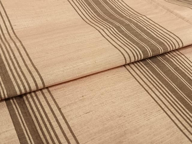 平和屋着物▽上質な紬 単衣 霞文 正絹 逸品 AABD9430jh 【公式通販】