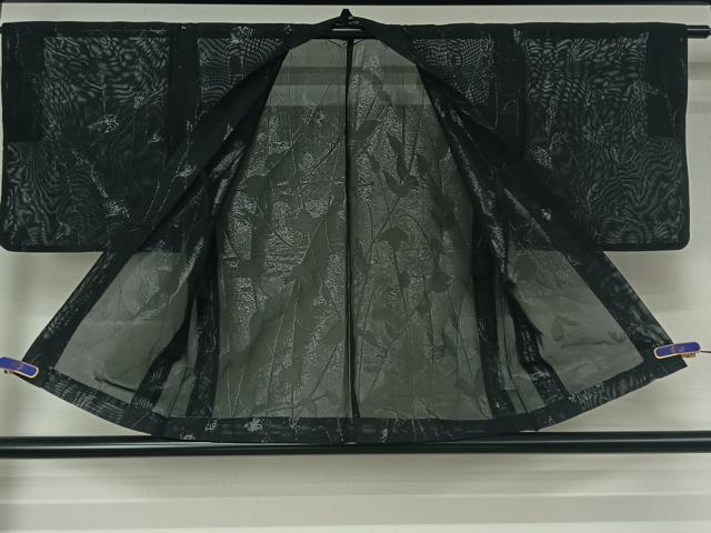 平和屋着物▽羽織　スリーシーズン　春夏秋　塵除け　草花文　正絹　逸品　AABH2262jh 平和屋着物▽羽織 スリーシーズン 春夏秋 塵除け 草花文 正絹 逸品