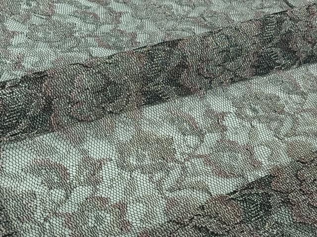 平和屋着物▽羽織　スリーシーズン　春夏秋　塵除け　草花文　銀糸　AABH2263jh