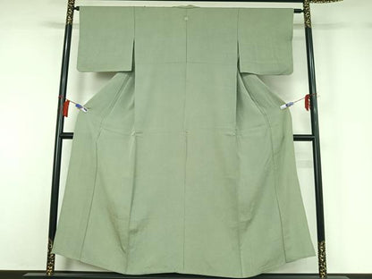平和屋着物▽江戸小紋　単衣　鮫小紋柄　正絹　逸品　AABH2267jh