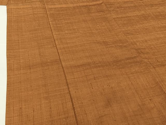 平和屋着物▽上質な紬　単衣　霞文　正絹　逸品　AABH2284jh