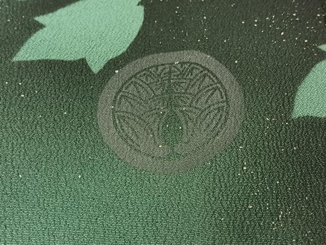 平和屋着物▽訪問着　単衣　草花文　暈し染め　金銀彩　洗える着物　AABH2286jh 平和屋着物▽訪問着 単衣 草花文 暈し染め 金銀彩 洗える