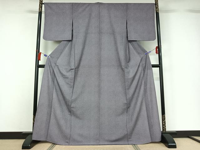 平和屋着物▽江戸小紋　単衣　鮫小紋柄　正絹　逸品　AABH2309jh