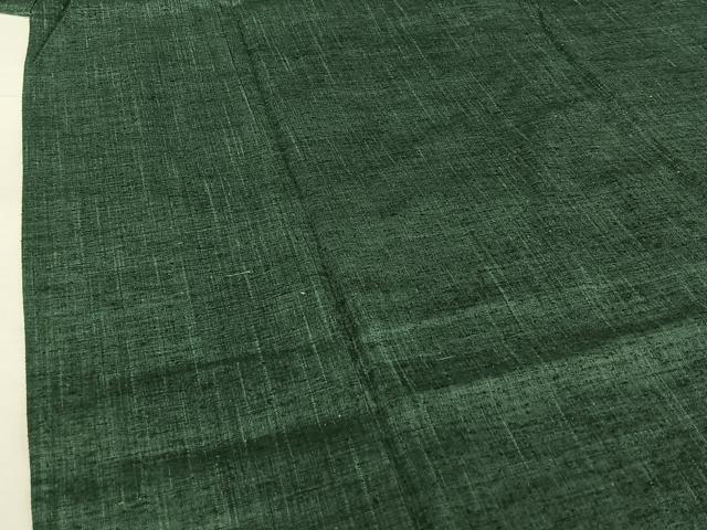 平和屋着物▽上質な紬　単衣　霞文　正絹　逸品　AABH2312jh