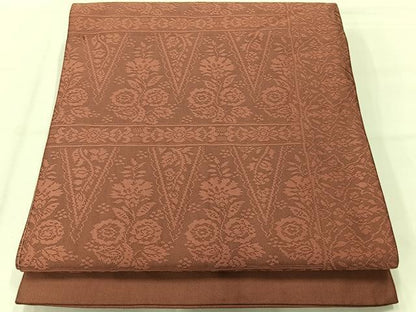 平和屋着物◎両面全通柄京袋帯 飾花文 正絹 逸品 AABH2337uk