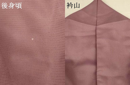 平和屋着物＊夏物 色無地 絽 梅鼠色 洗える着物 AABH2453jd