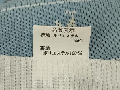 平和屋着物＊夏物 小紋 絽 飾花文 洗える着物 AABH2456jd