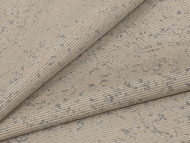 平和屋着物＊夏物 小紋 絽 霞文 正絹 逸品 AABH2457jd