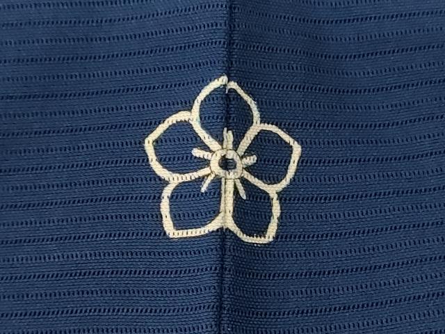 平和屋着物＊夏物 色無地 絽 青藍色 正絹 逸品 AABH2458jd