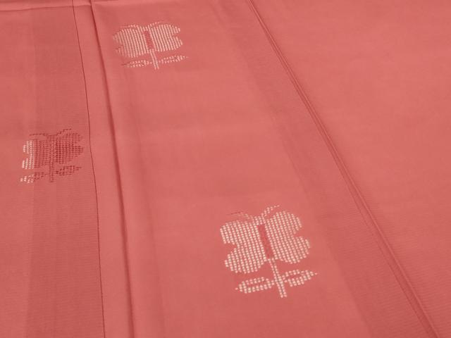 平和屋着物＊夏物 無地絵羽訪問着 絽 浅緋色 正絹 逸品 AABH2459jd